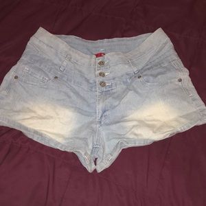 High waisted shorts